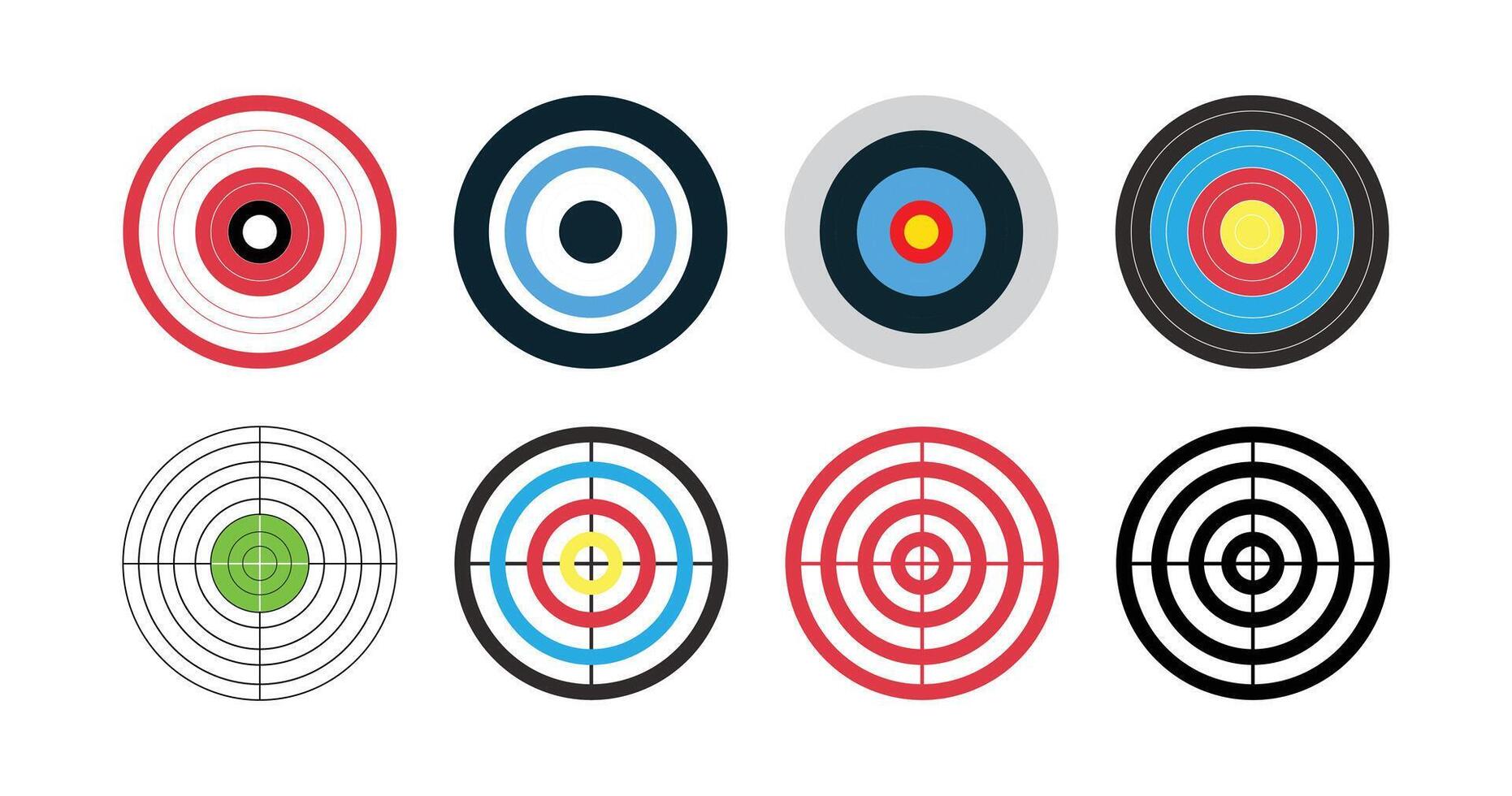 archery target design vector
