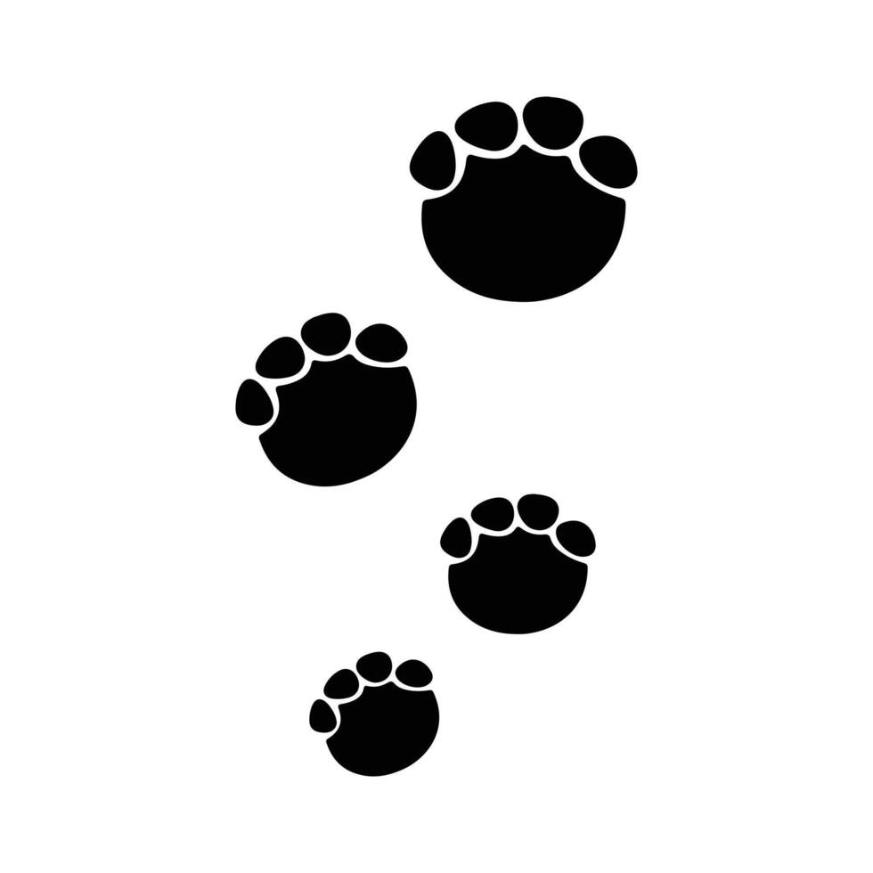 elephant footprint clipart vector