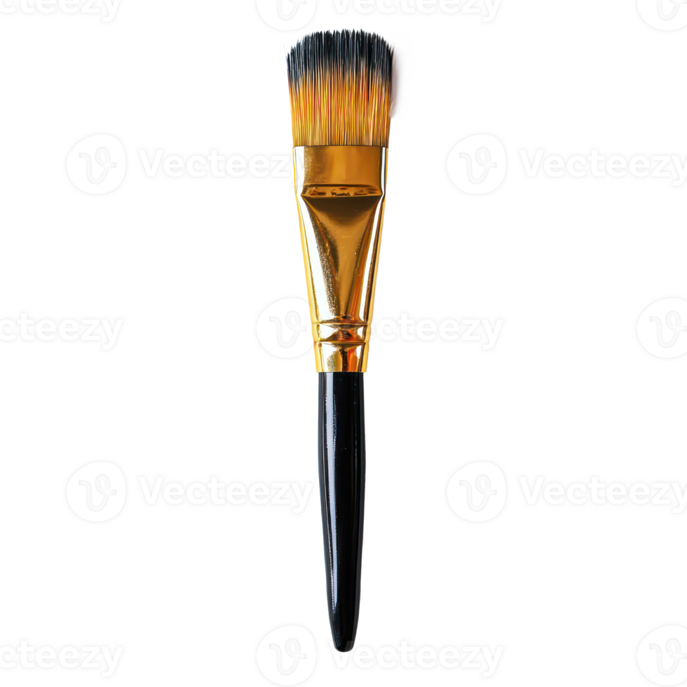Paint brush top view isolate on transparency background png