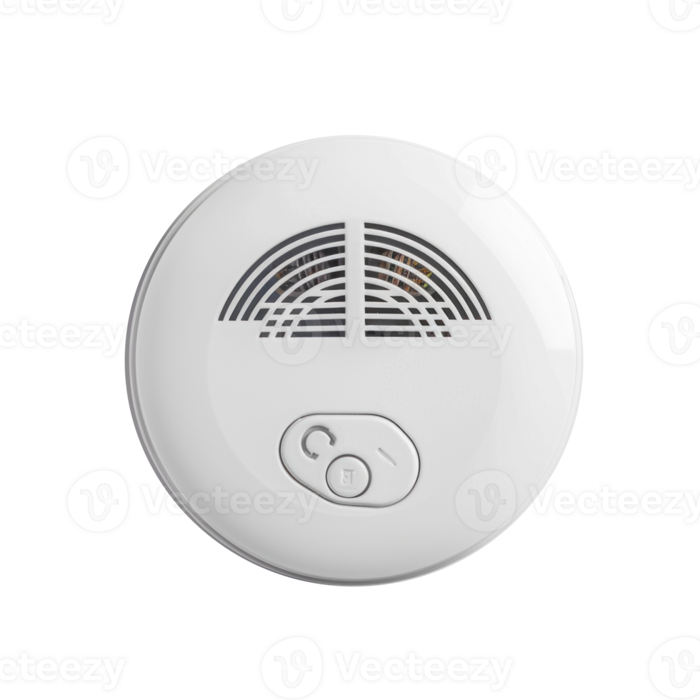 Carbon Monoxide Detector front view full length isolate on transparency background png