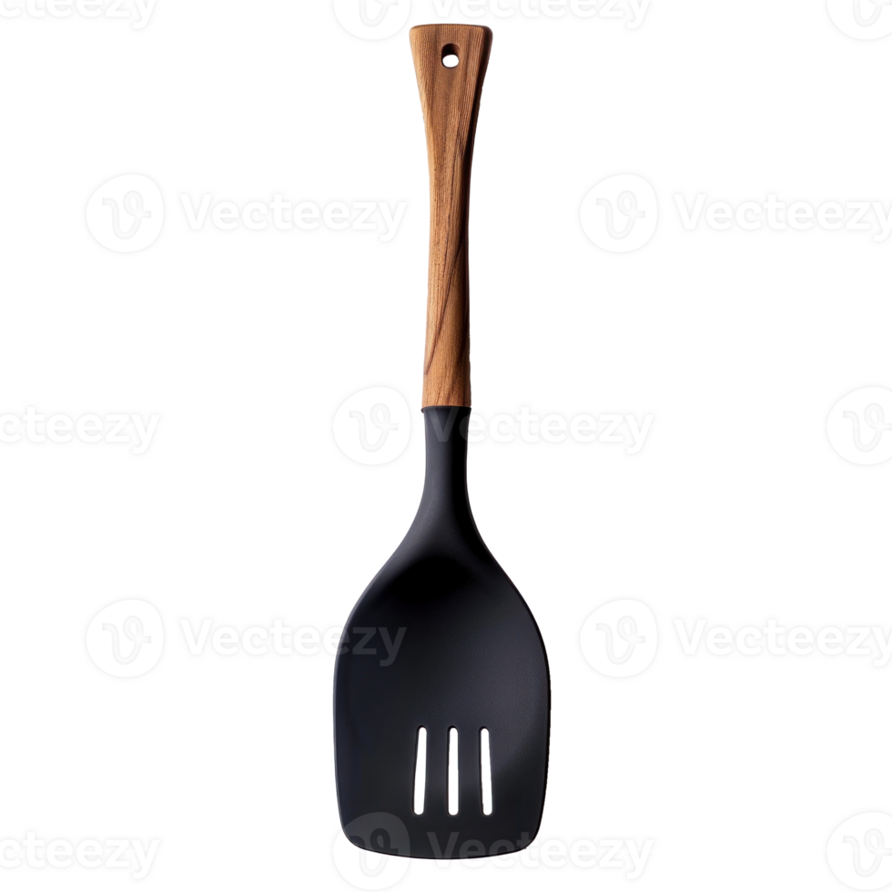 spatula top view full length isolate on transparency background png