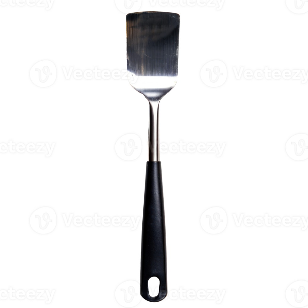spatula front view full length isolate on transparency background png