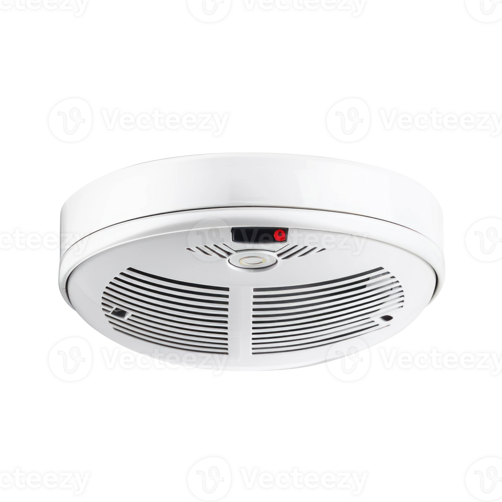 Smoke Detector side view full length isolate on transparency background png