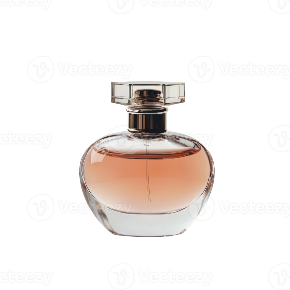 Perfume Bottle front view isolate on transparency background png