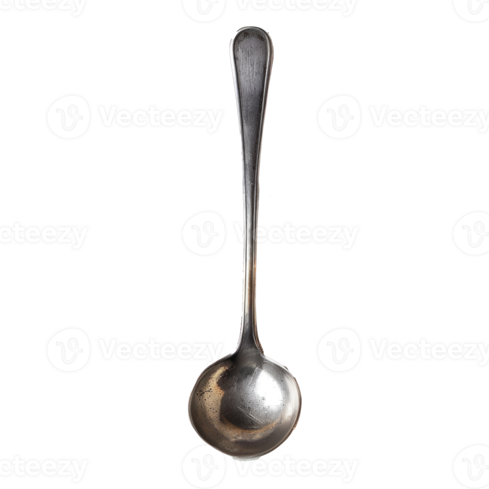 ladle front view full length isolate on transparency background png