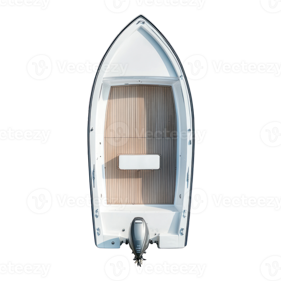 Boat top view isolate on transparency background png