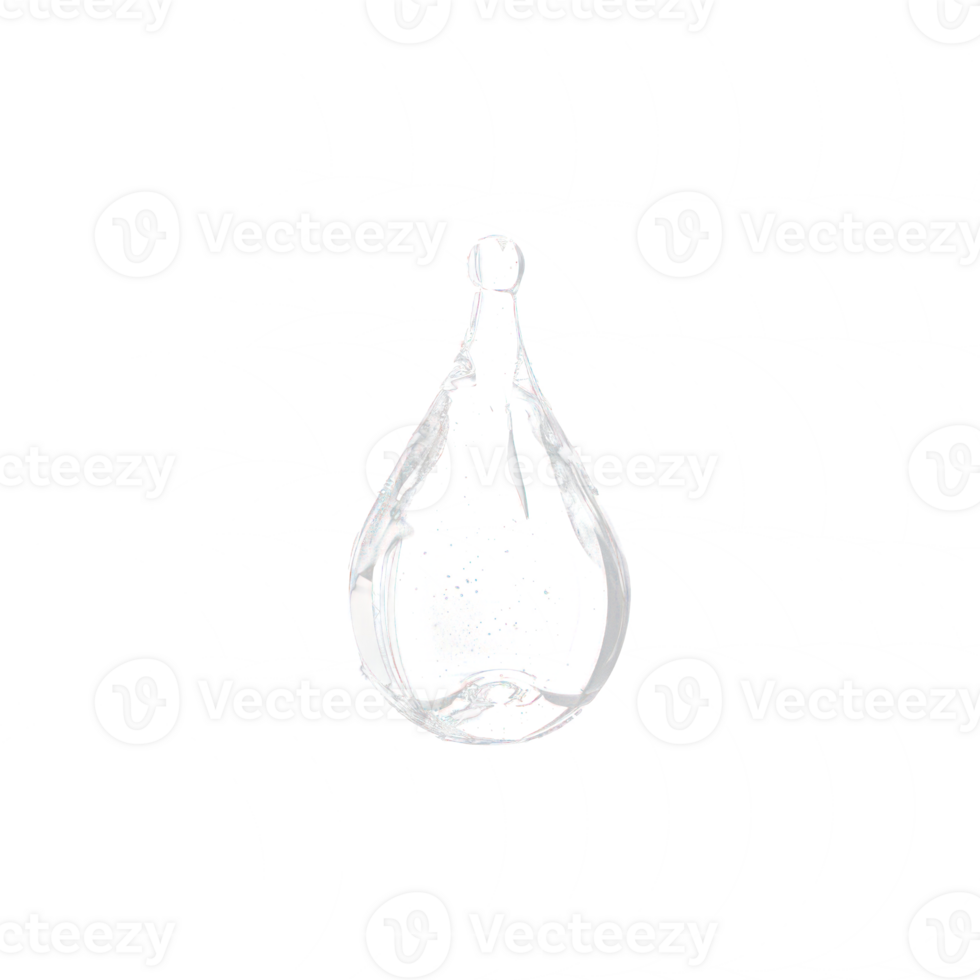 Water drop on transparency background png