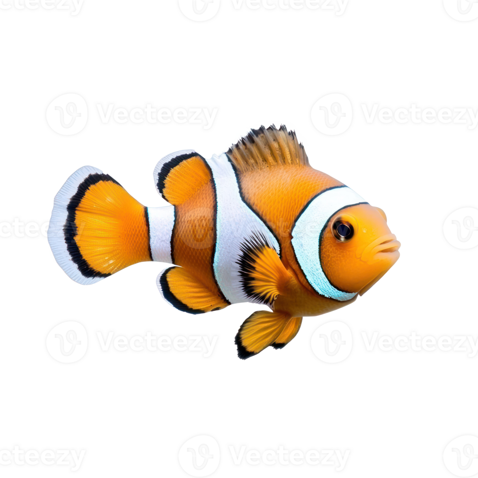Clownfish isolate on transparency background png