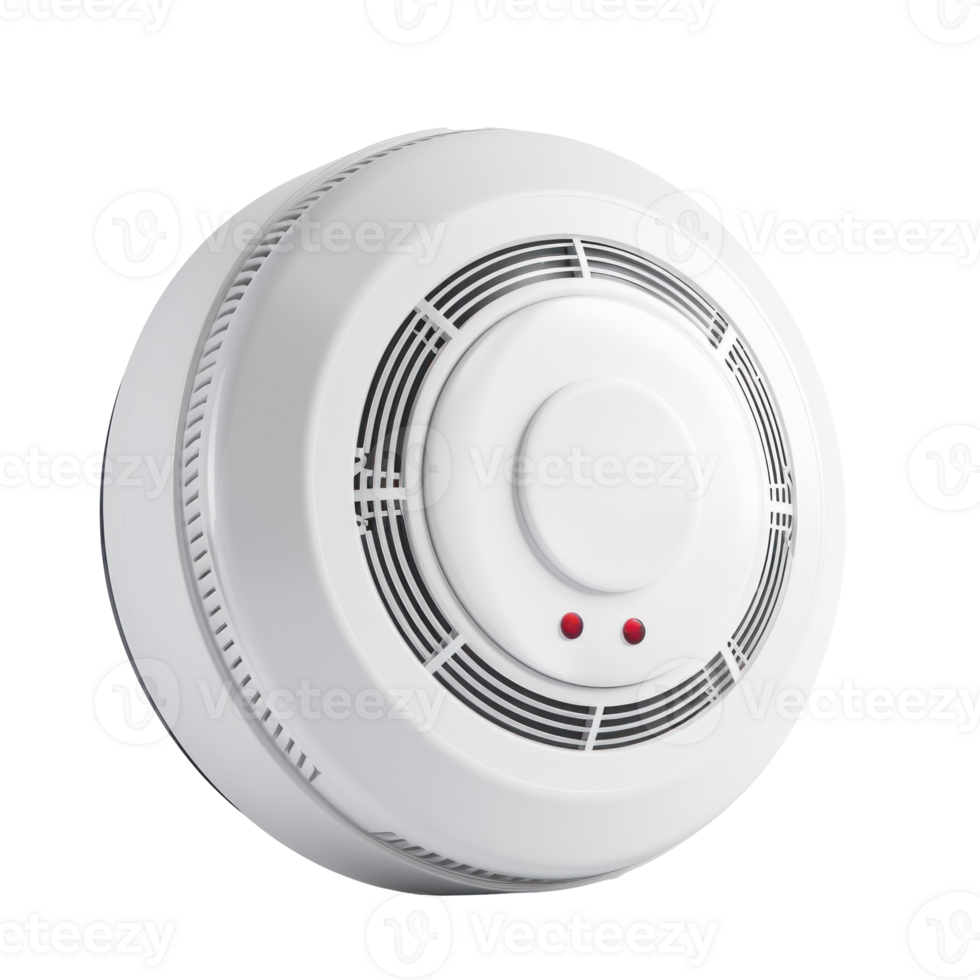 Smoke Detector side view full length isolate on transparency background png