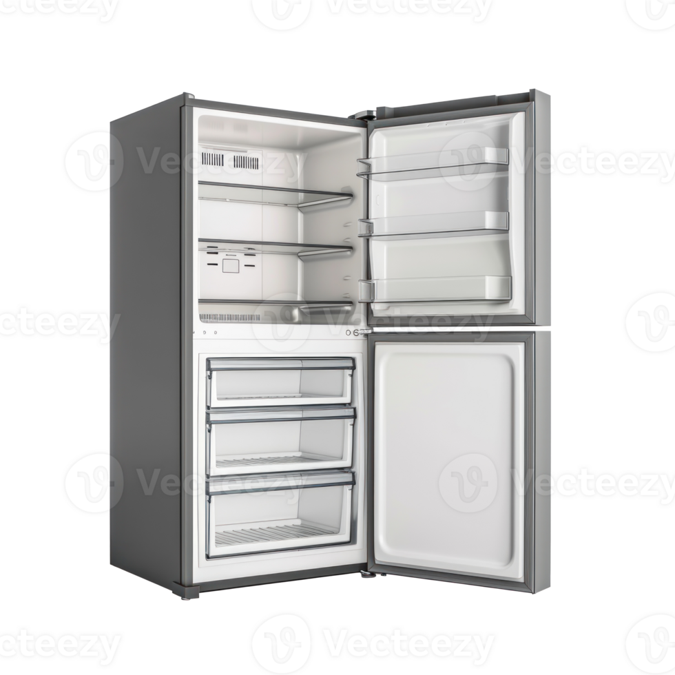 Refrigerator clean minimalist on transparency background png