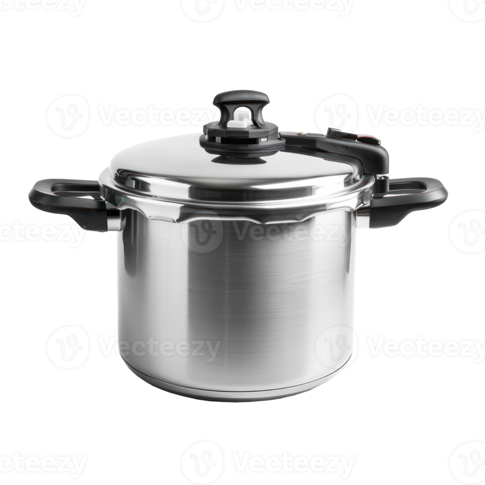 Pressure Cooker side view full length isolate on transparency background png