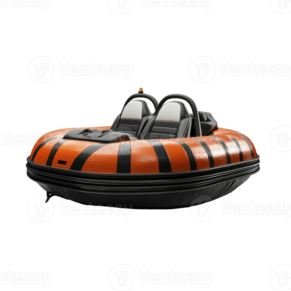 Hovercraft boat isolate on transparency background png