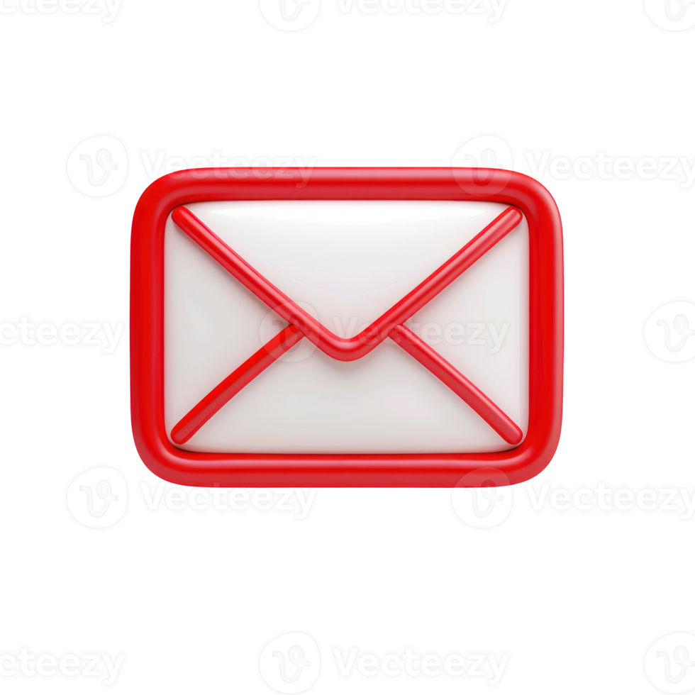 unread message icon isolate on white background png