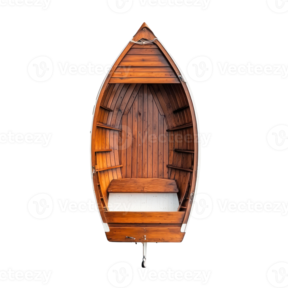 Boat top view isolate on transparency background png