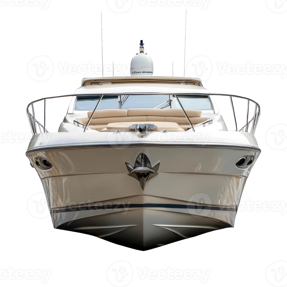 Boat rear view isolate on transparency background png