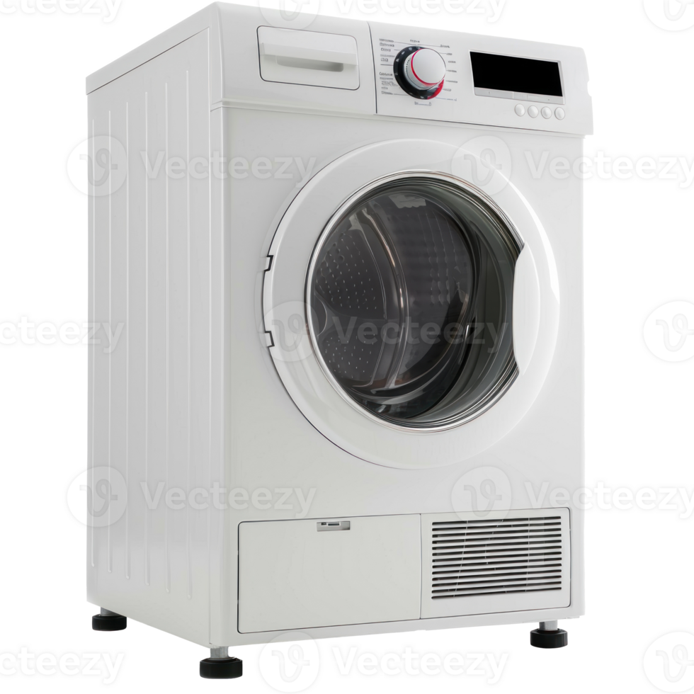 Dryer side view full length isolate on transparency background png