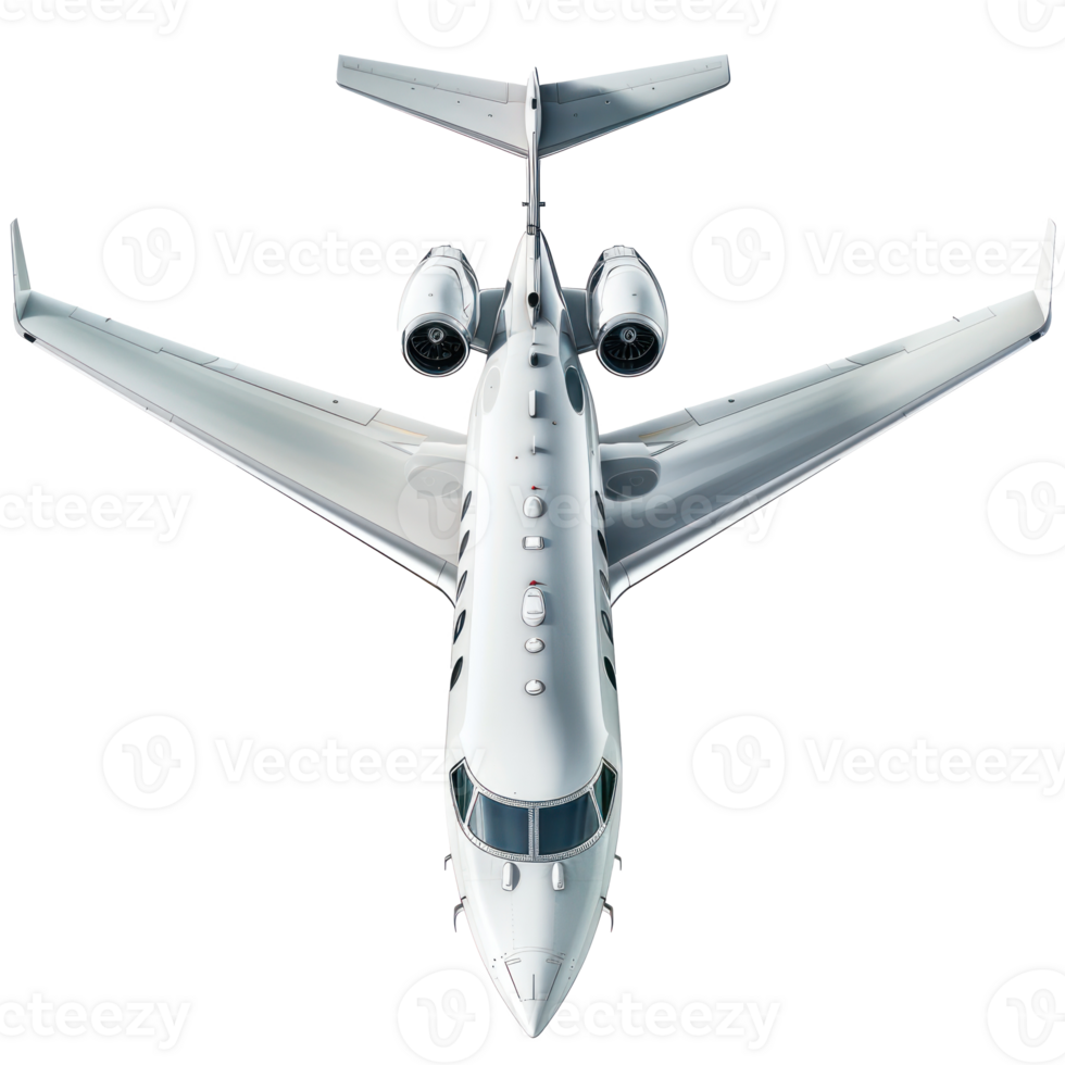 Private Jet Airplane isolate on transparency background png