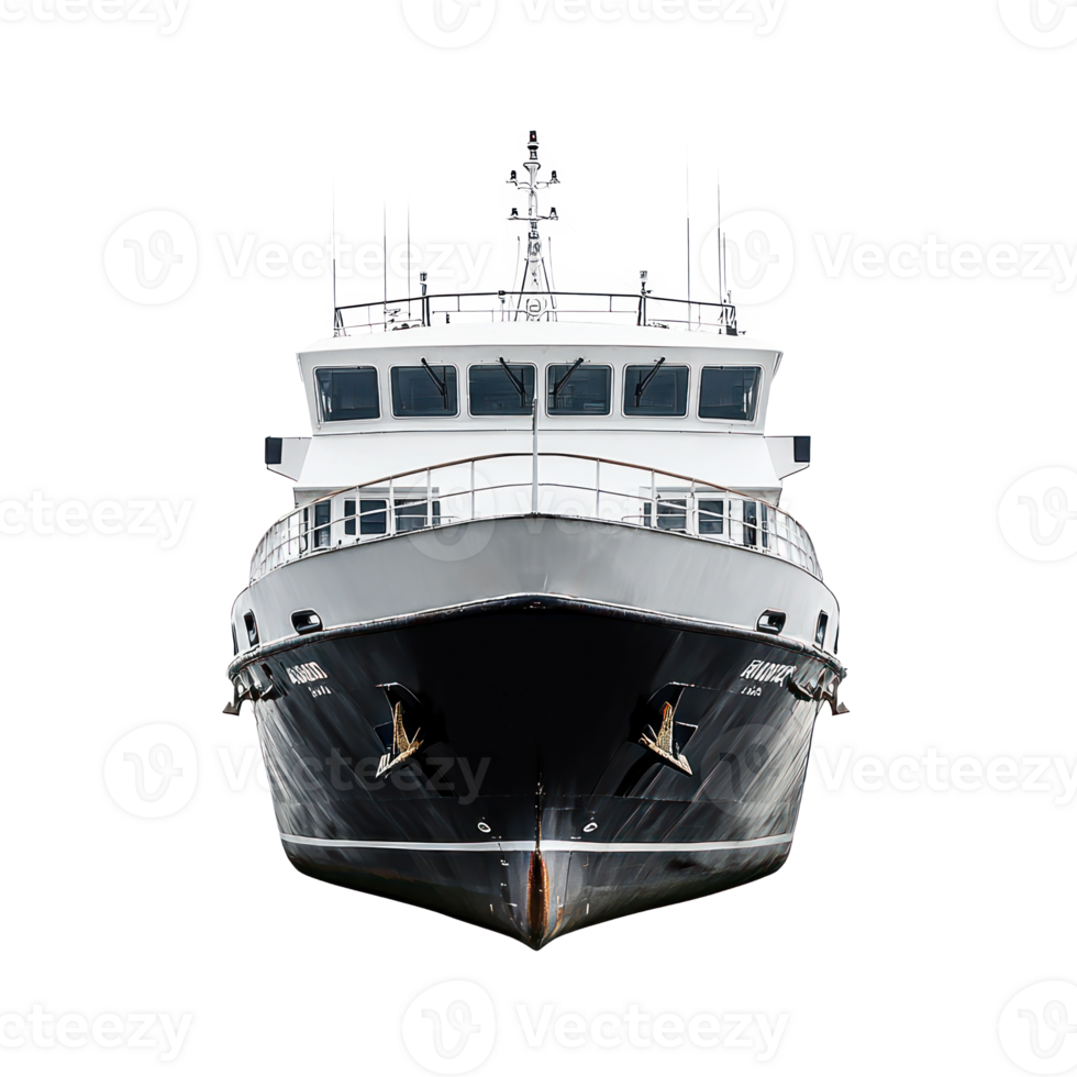Ferry front view isolate on transparency background png