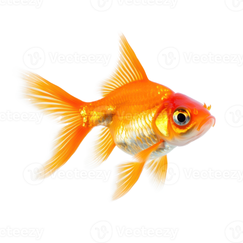 Goldfish isolate on transparency background png