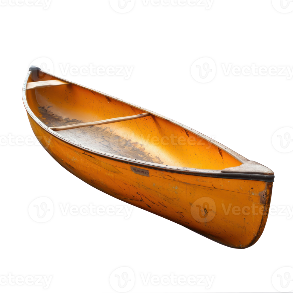 Canoe boat isolate on transparency background png