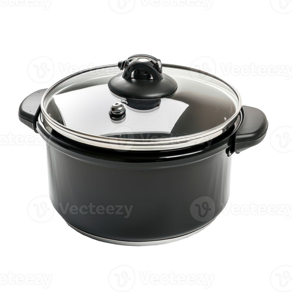 Slow Cooker side view full length isolate on transparency background png