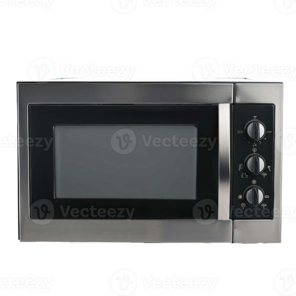 Microwave Oven front view full length isolate on transparency background png
