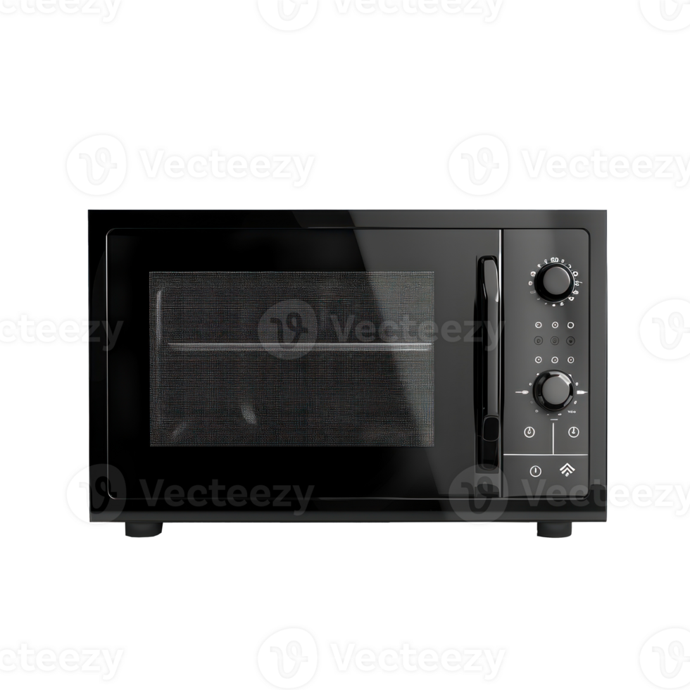 Microwave Oven front view full length isolate on transparency background png