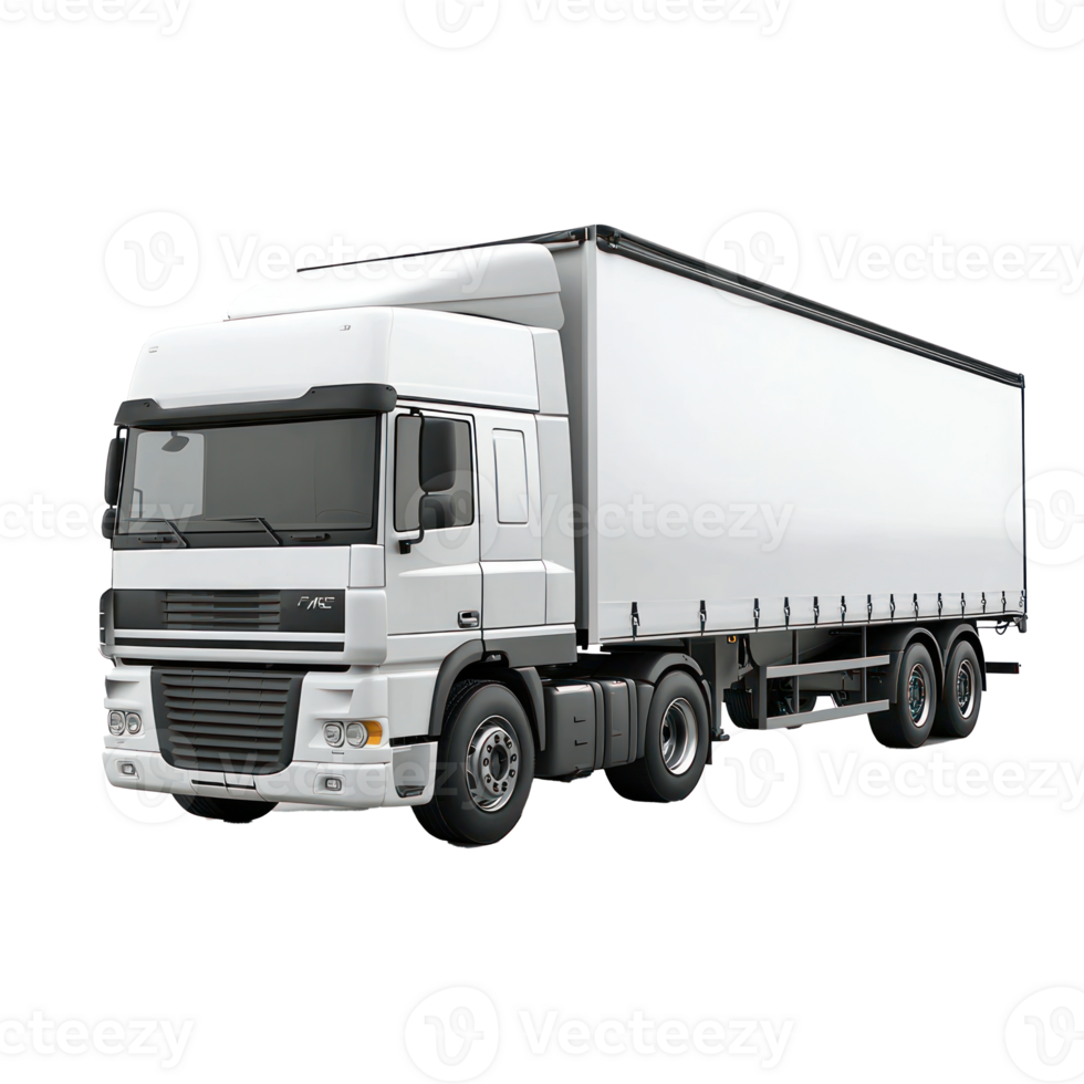 3d Cargo Truck isolate on transparency background png