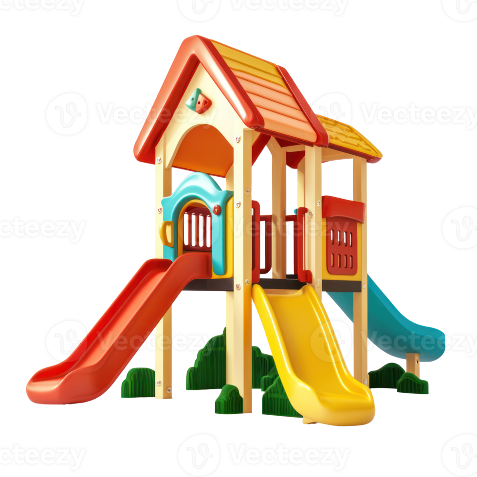 3d Climbing Frames playground front view isolate on transparency background png