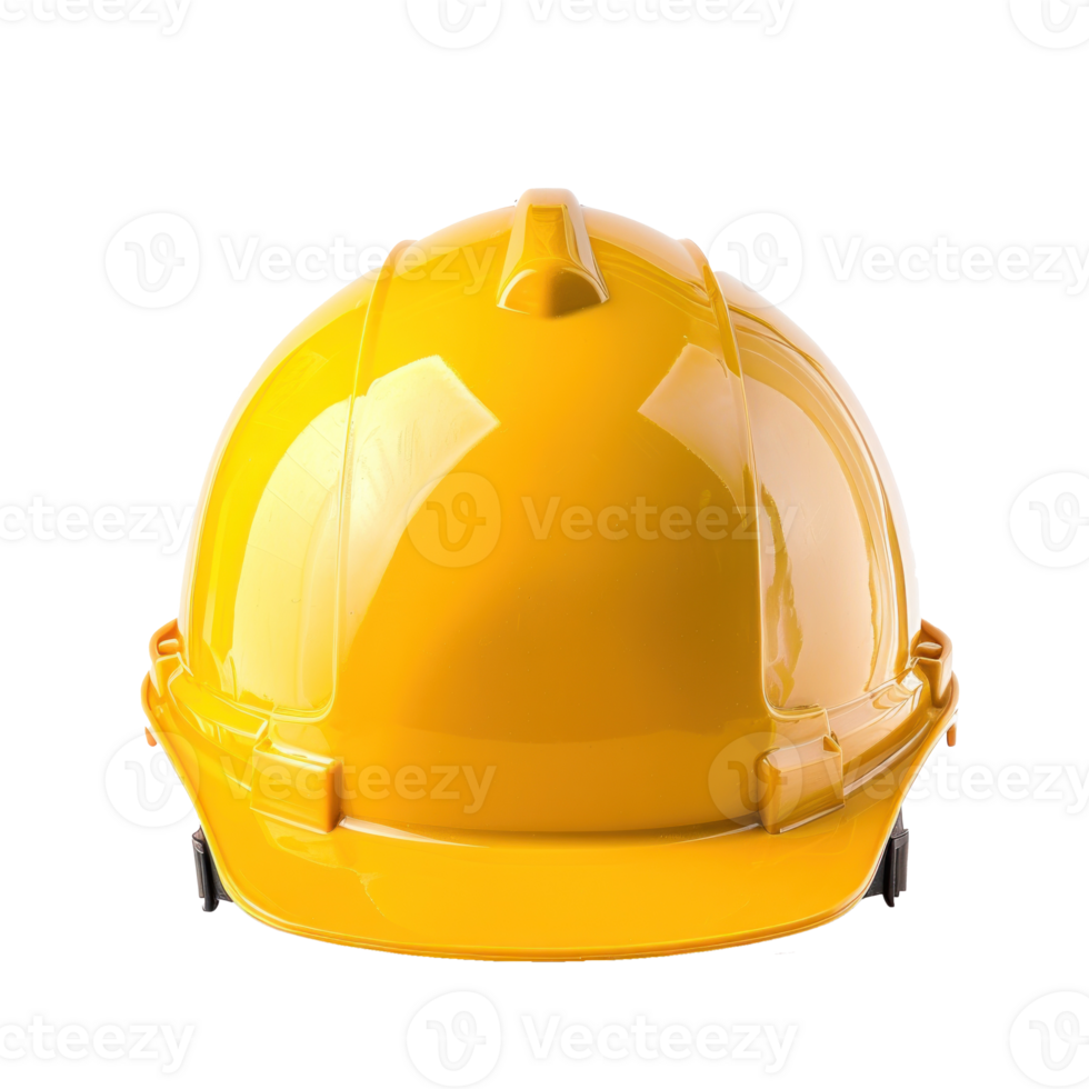 Construction Hard Hat front view full length isolate on transparency background png