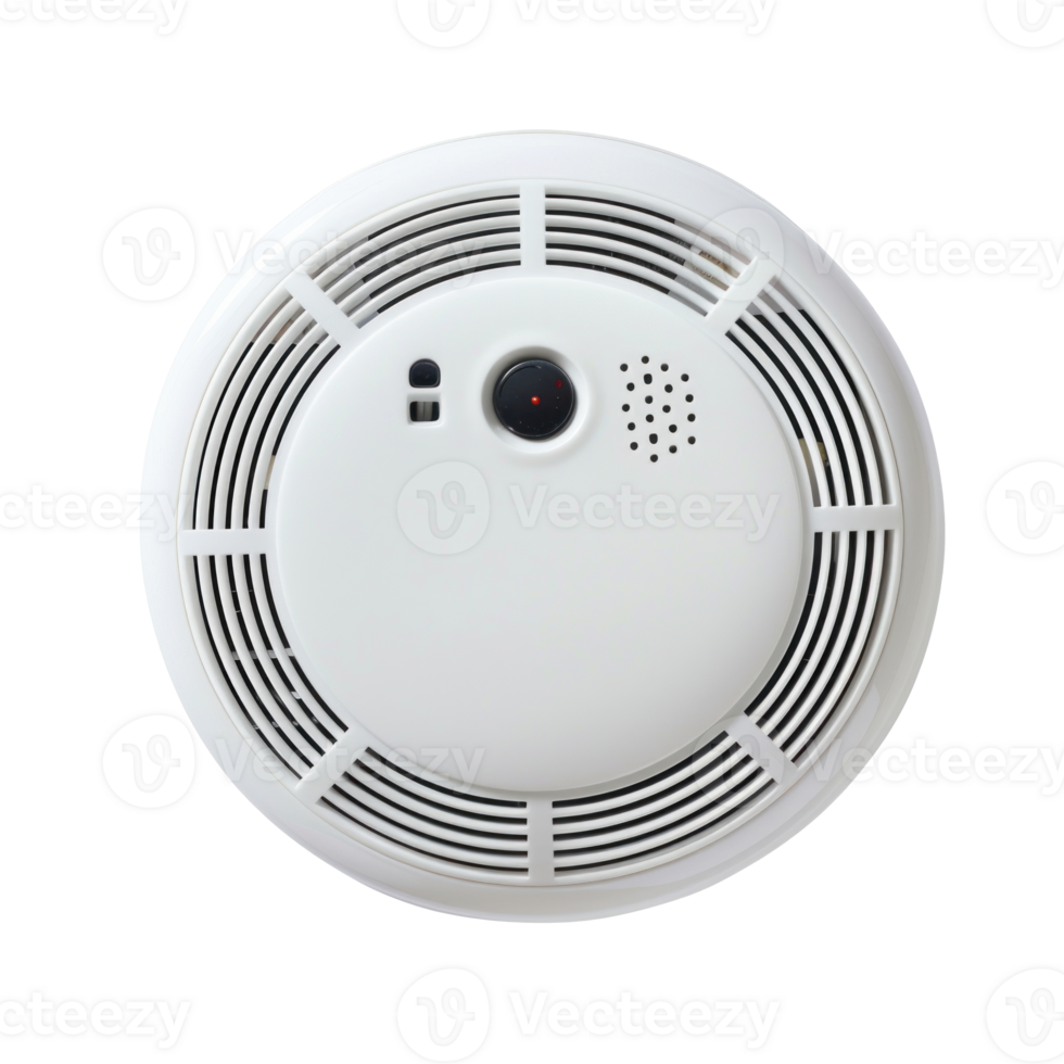 Carbon Monoxide Detector front view full length isolate on transparency background png