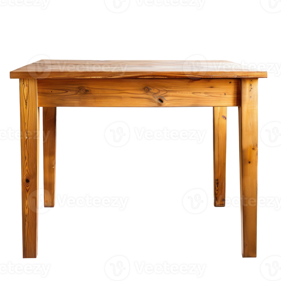 Kitchen Table front view full length isolate on transparency background png