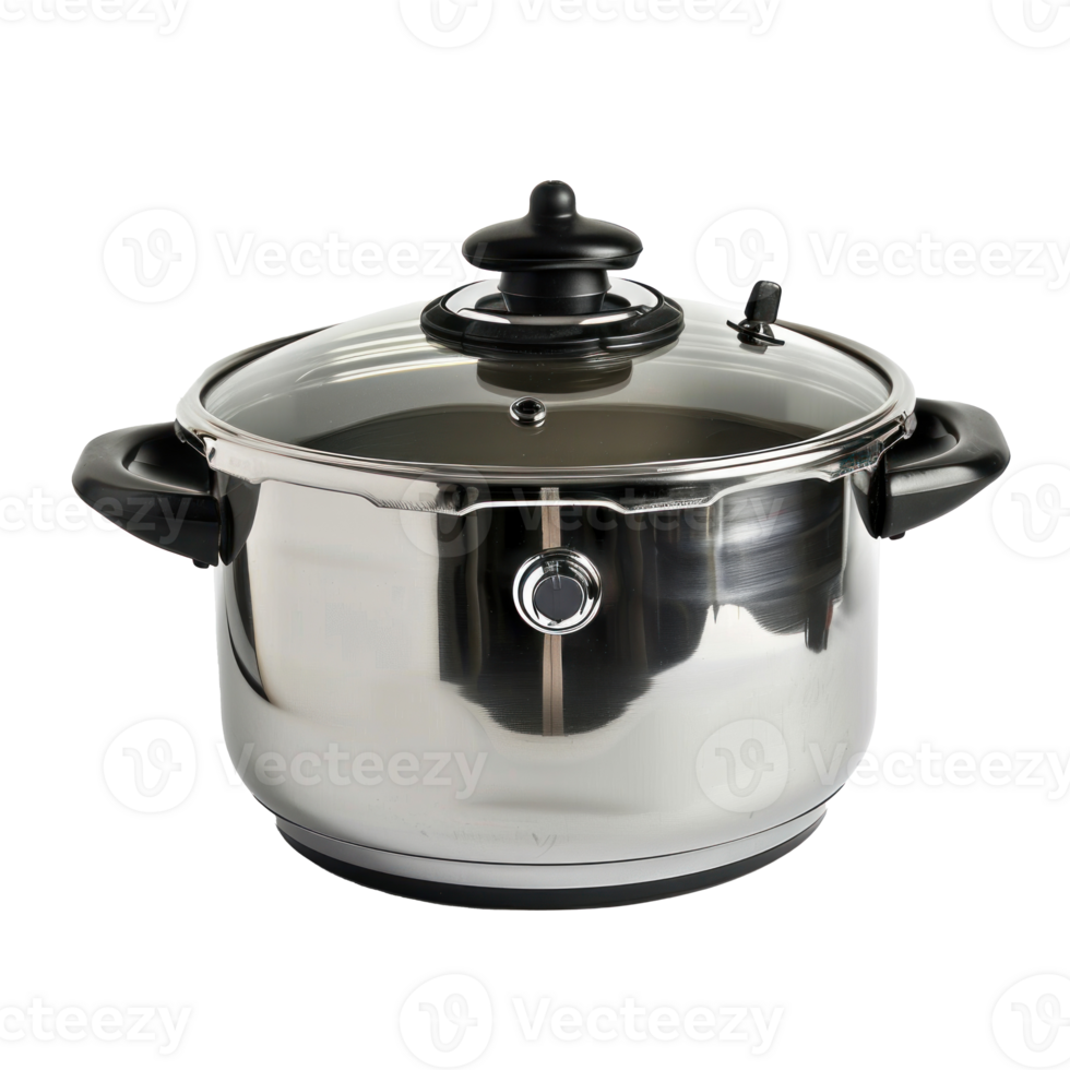 Slow Cooker side view full length isolate on transparency background png