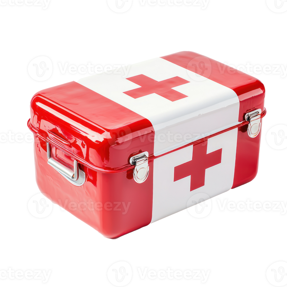 First aid kit isolate on transparency background png