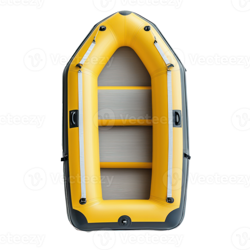 inflatable Boat top view isolate on transparency background png
