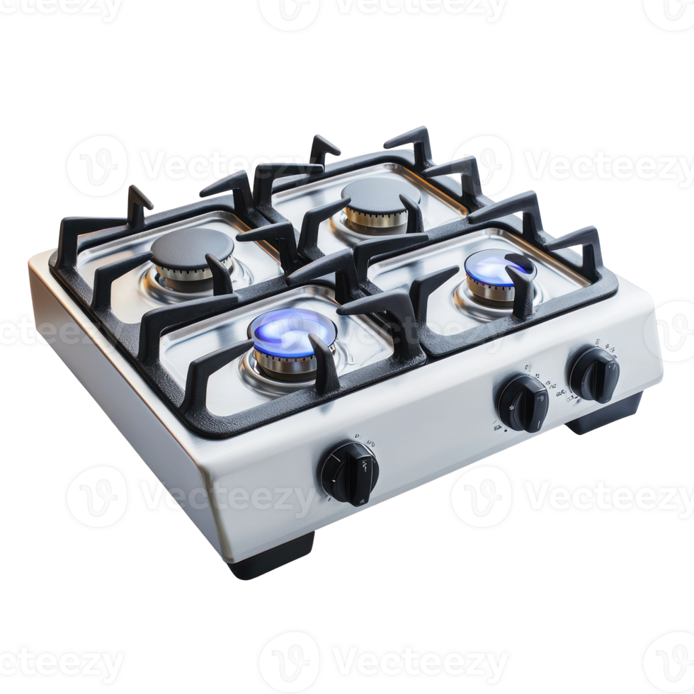 Gas cooker isolate on transparency background png