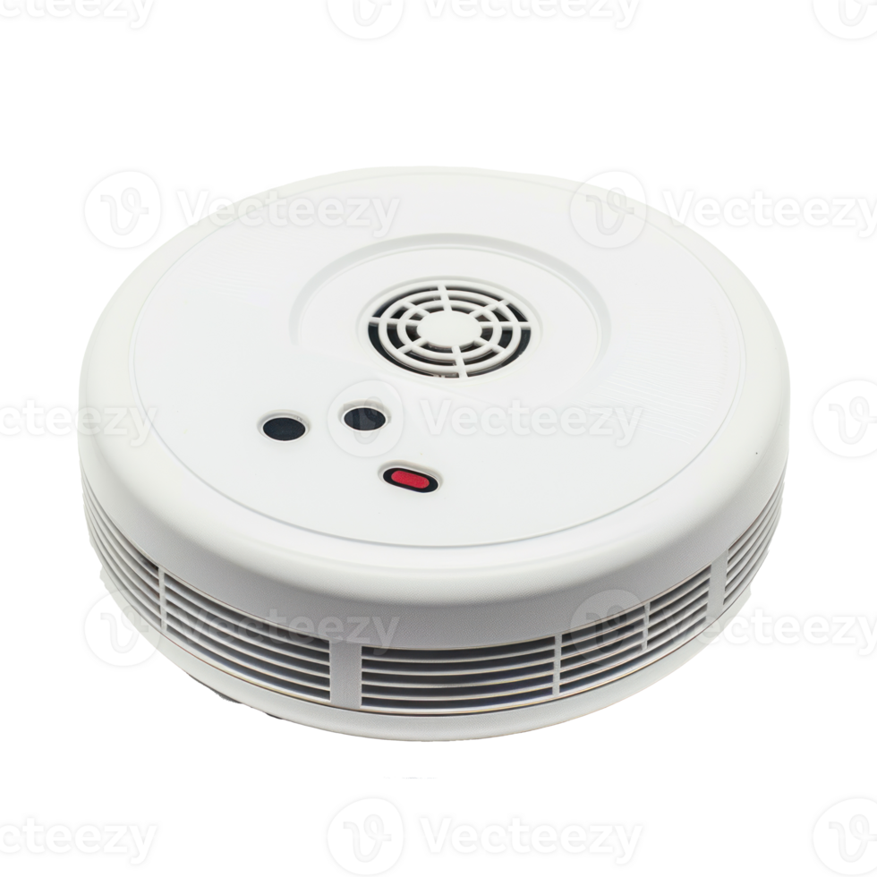 Carbon Monoxide Detector front view full length isolate on transparency background png