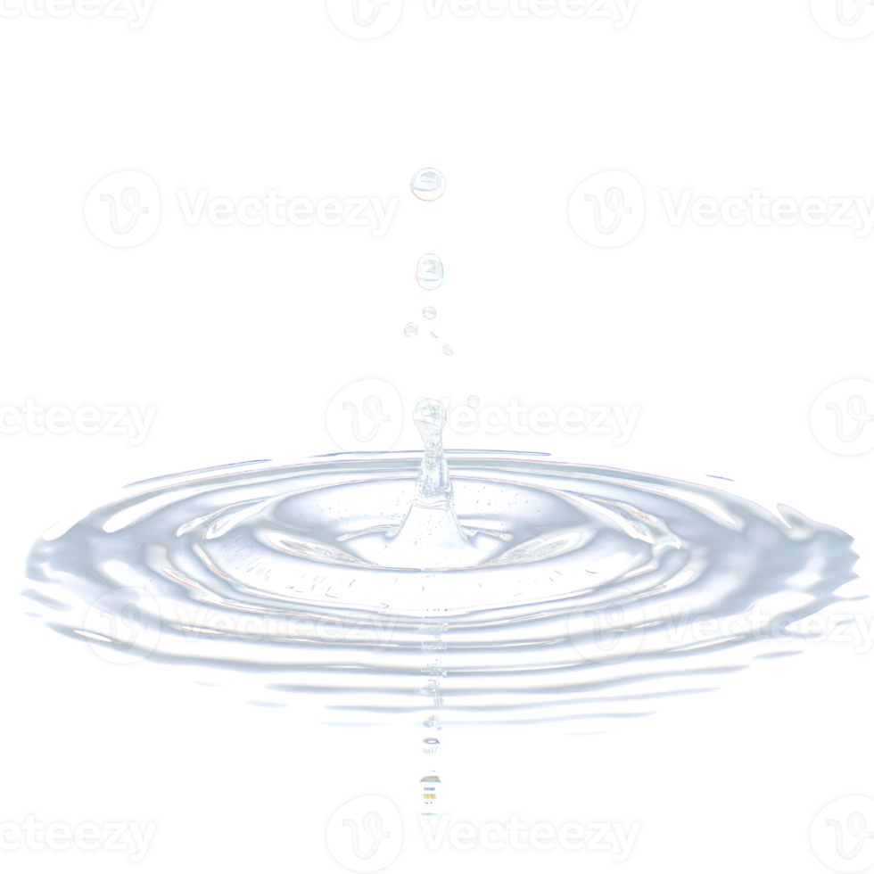 Water drop on transparency background png