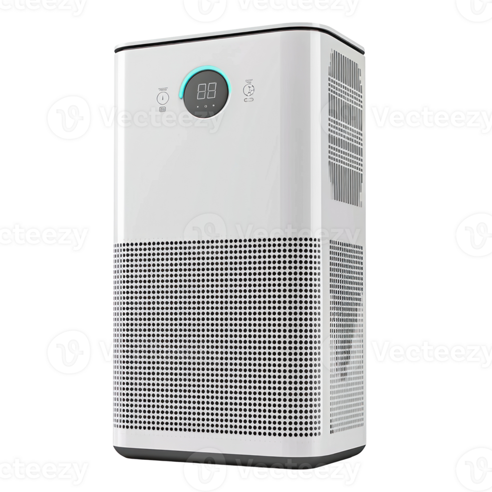 Air Purifier front view full length isolate on transparency background png