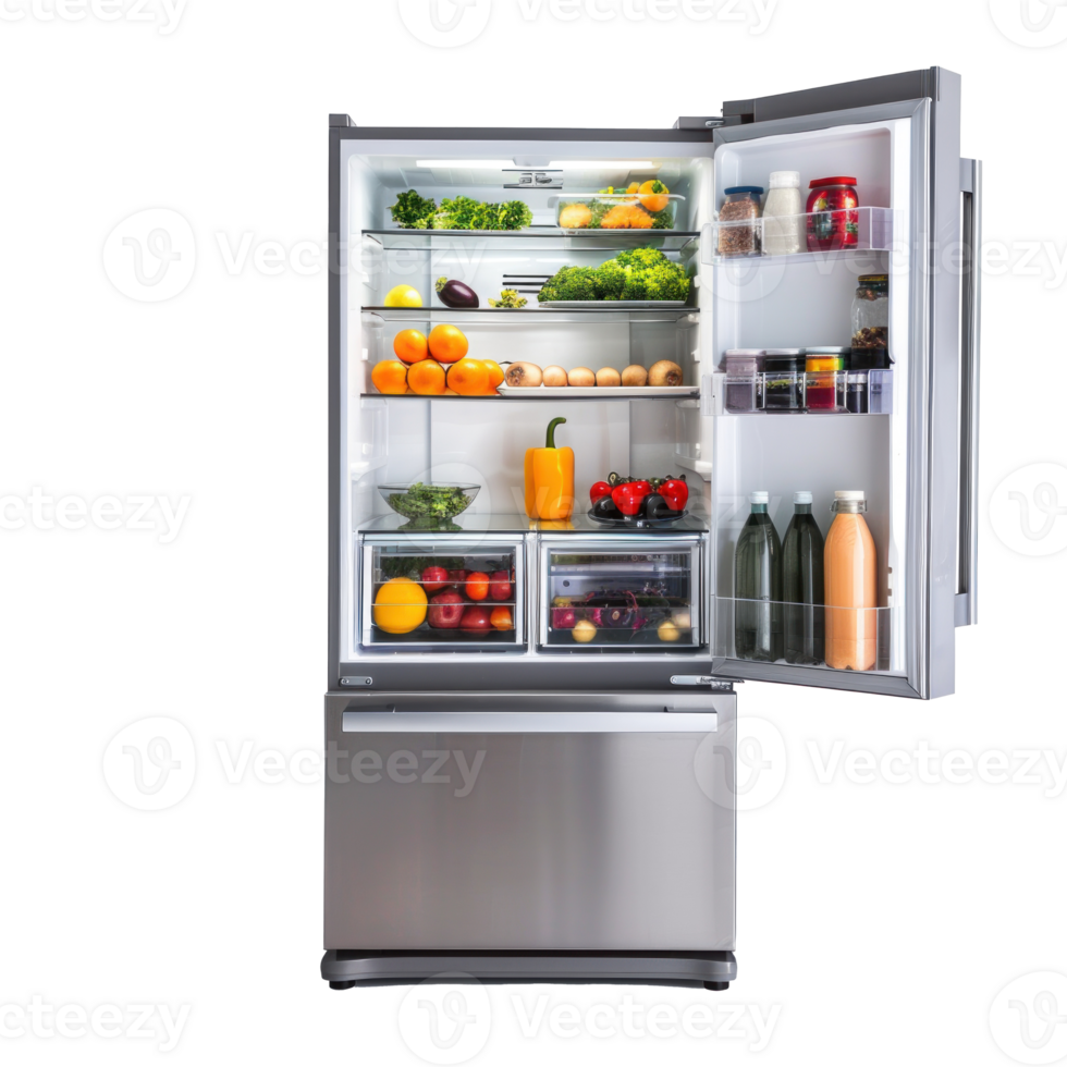 Refrigerator clean minimalist on transparency background png