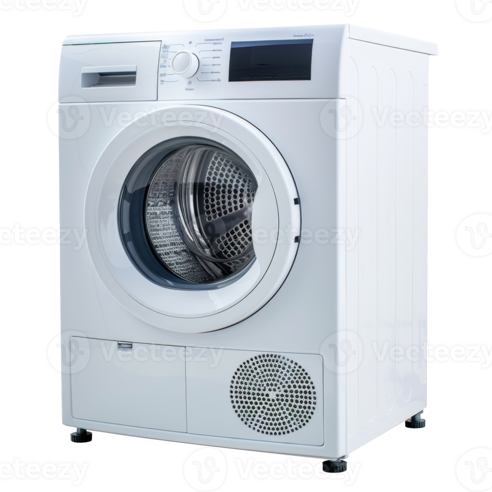 Dryer side view full length isolate on transparency background png