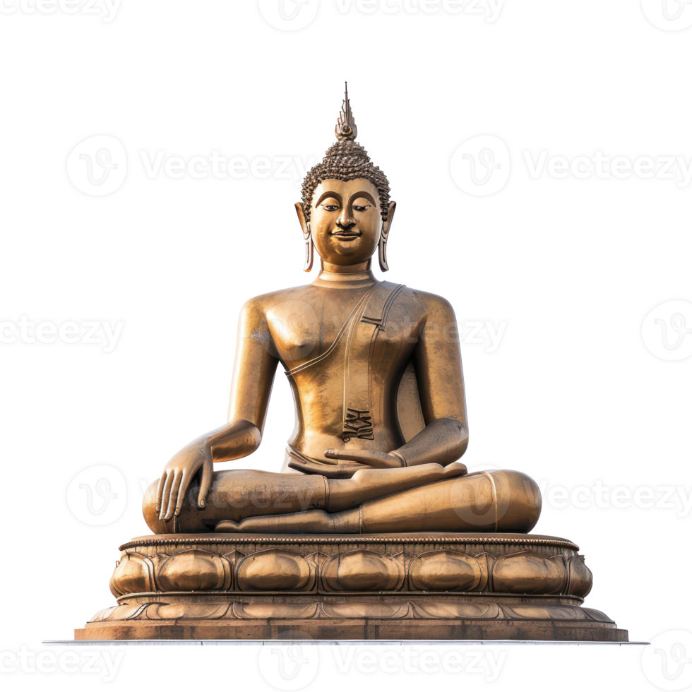 Buddha status isolate on transparency background png