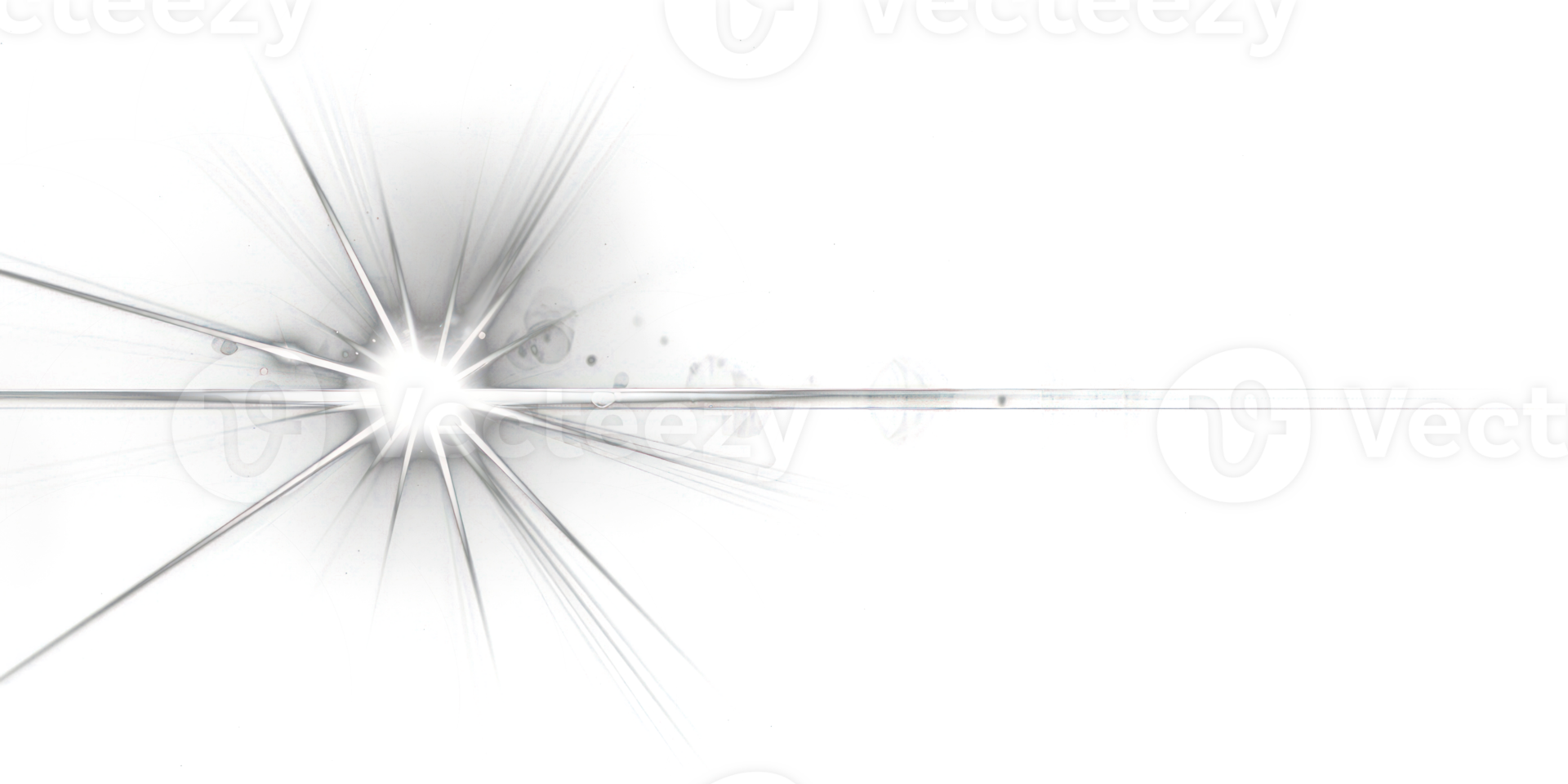 light flare isolate on transparency background png