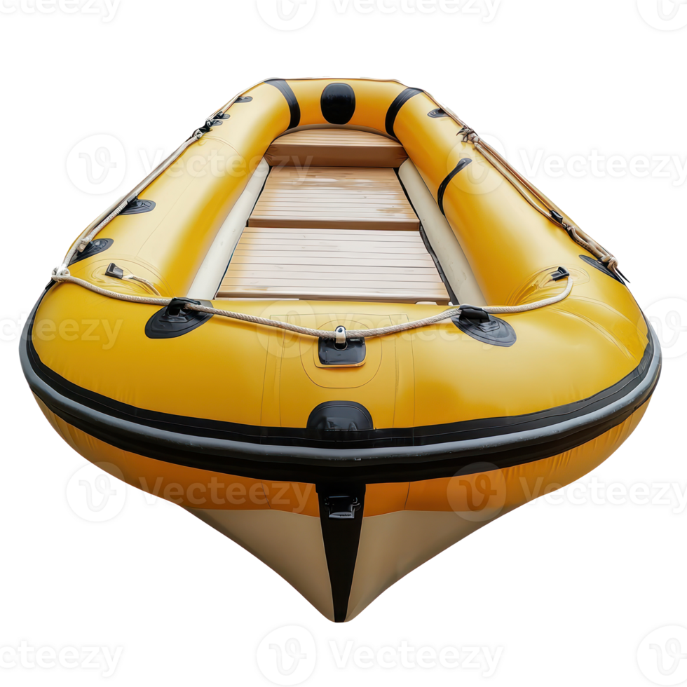 inflatable Boat front view isolate on transparency background png