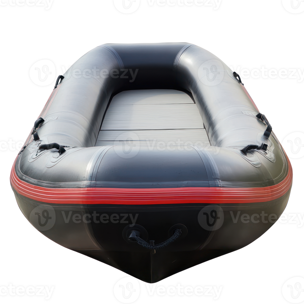 inflatable Boat front view isolate on transparency background png