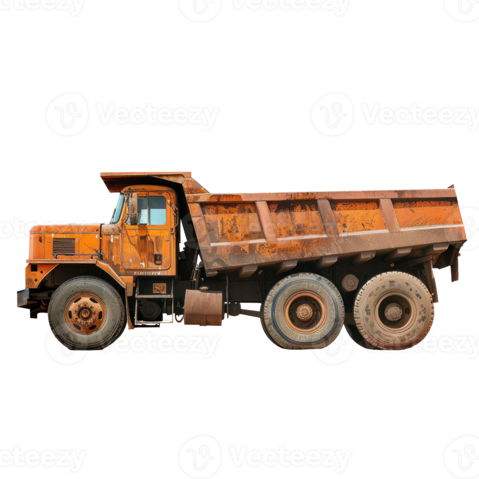 Dump Truck isolate on transparency background png