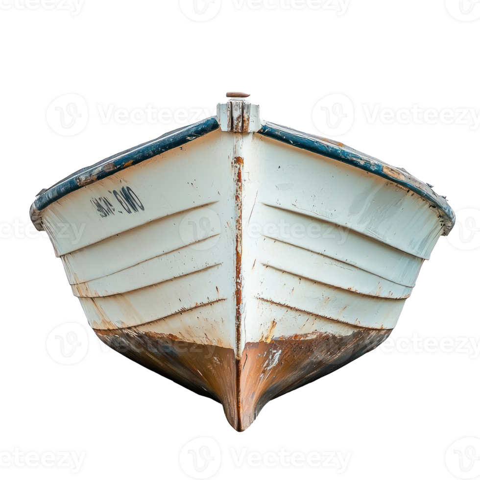 Boat rear view isolate on transparency background png