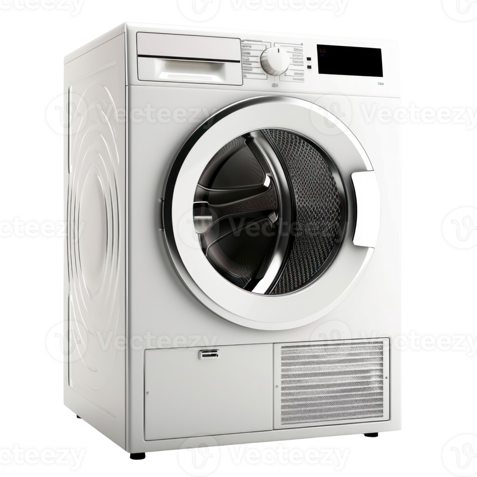Dryer side view full length isolate on transparency background png