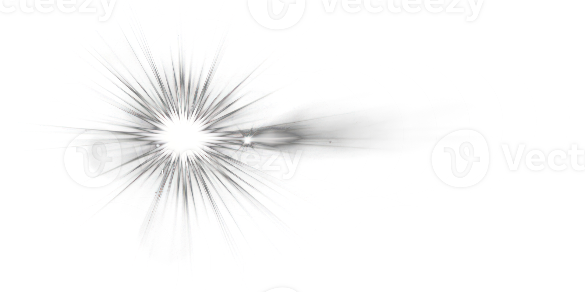 lens flare on a plain transparency background png