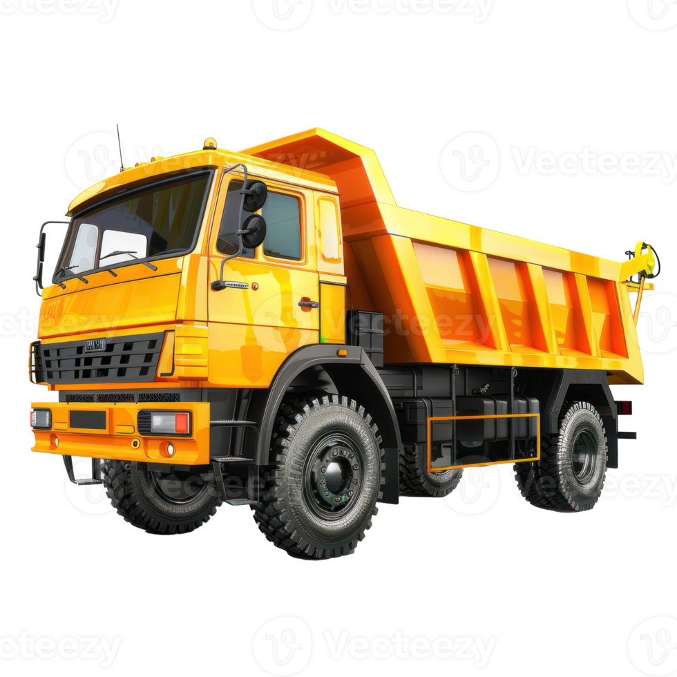 Dump Truck isolate on transparency background png
